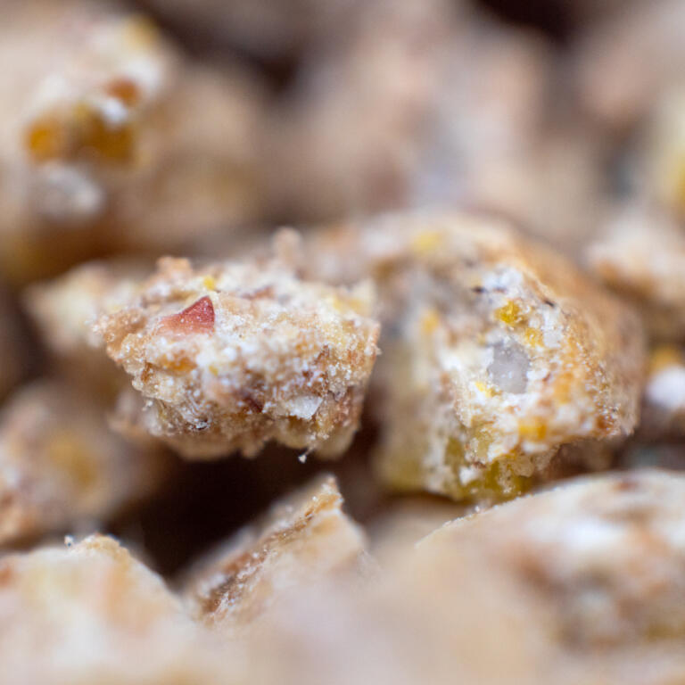 Close up of Organic Omlet Chicken Feed