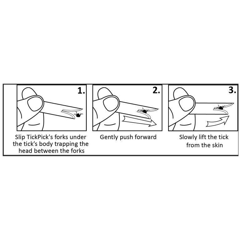 Long Paws Tick Pick Instructions