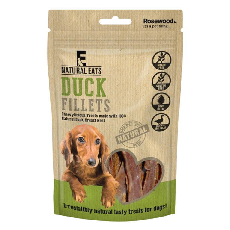 Natural Eats Dog Treats - Duck Fillets 80g