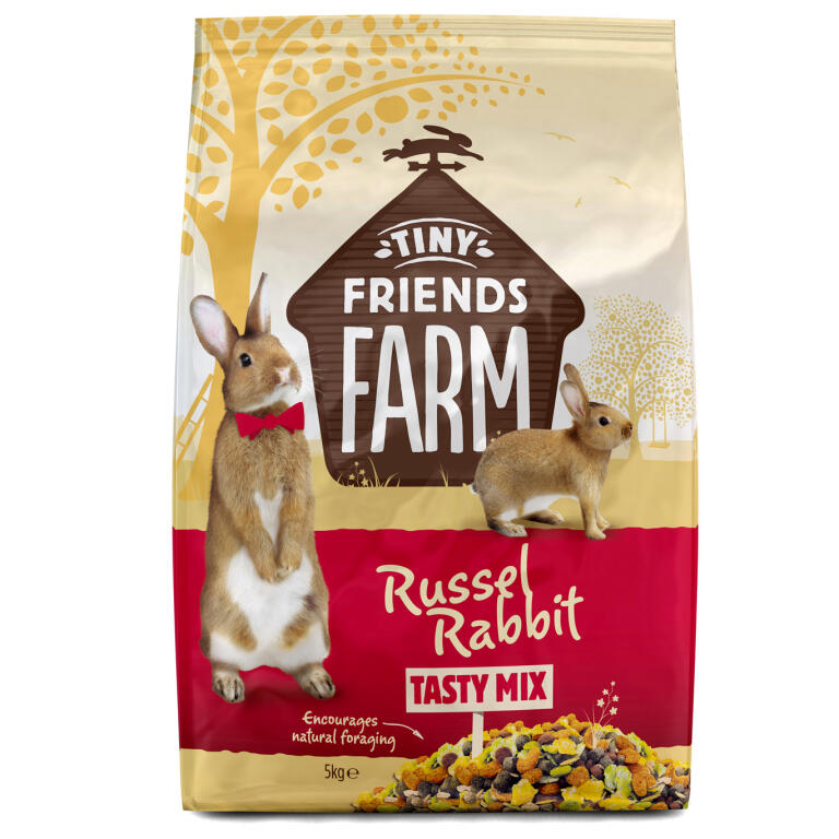 Tiny friends farm russel konijn smakelijke mix 5kg