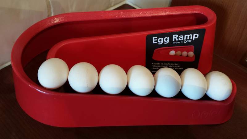 Rampe à œufs rouges
