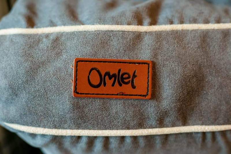 Omlet tag cucito nel Fido Studio letto del cane
