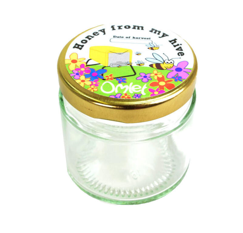 Honey jars and labels pack of 12