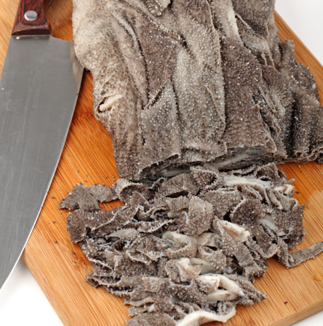 Raw tripe bougth from the local butchers