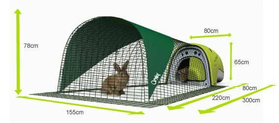 Eglu Rabbit House Dimensions