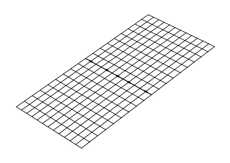 Un diagrama de la malla bajo el suelo