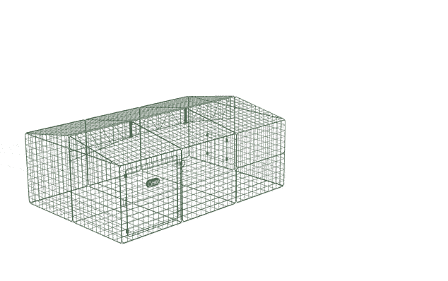 Vous pouvez créer un espace extérieur parfait pour vos lapins à l’aide d’extensions ou en ajoutant d’autres parcs.