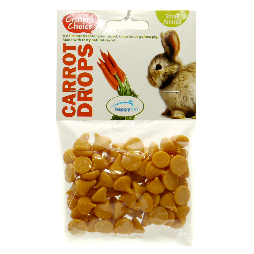 Critters choice carrot drops 75g