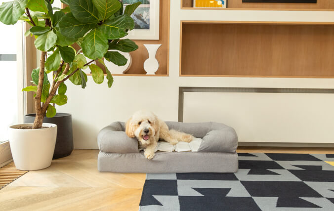The Cooling Mat is lightweight and portable, and will keep your pet cool for up to 3 hours.
