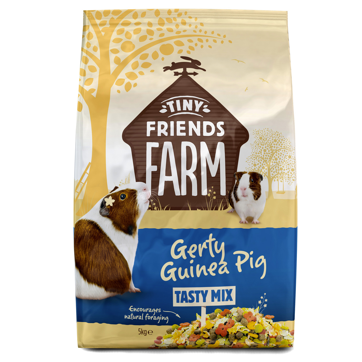 Petits amis de la ferme gerty guinea mélange sav sav sav sav sav gent 5kg